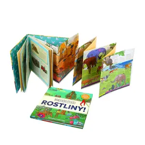 定制批发彩色儿童板书，带手风琴折叠和箱子装订