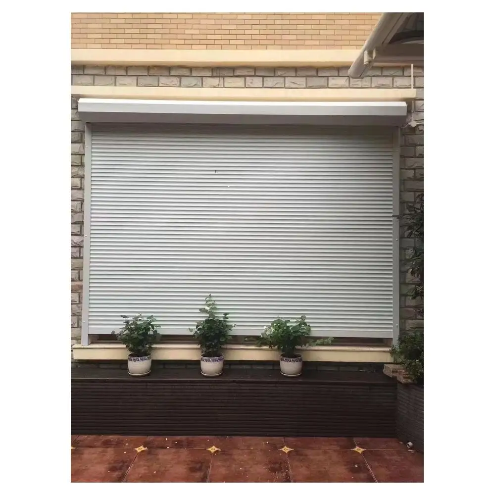 CBDMART Roller Shutter Gate Garage Door Automatic Garage Gate Aluminum Garage Door Panels