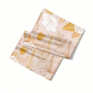 Écharpe en soie de mûrier personnalisée pour femme, cadeau d'anniversaire, écharpe en soie personnalisée avec nom, impression personnalisée sur écharpe en soie - Product Image 6