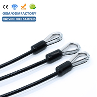 Cordon en câble métallique de haute qualité ISO9001 pour suspension de lustre DIY et conception de sécurité anti-coupure