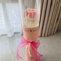 Hadiah Hari Valentine Hari Ibu Hari Perempuan Pernikahan Ulang Tahun Buket Mawar Tunggal Sutra Buatan Modern DIY Bunga Buatan Tangan