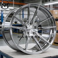 Jantes de voiture de tourisme Maxtera forgées sur mesure de style RF12 pour Porsche 911 BMW Corvette Camaro Mustang Shelby GT500 GT-R en alliage