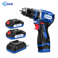 Perceuse-visseuse électrique multifonctionnelle sans fil rechargeable, portable, de qualité industrielle, professionnelle, haute puissance et durable