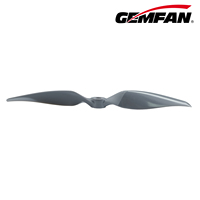 Hélice électrique GEMFAN UAV 7X12E 7X12R à 2 pales en fibre de verre et nylon pour avion à voilure fixe