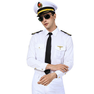 Camisa <span class=keywords><strong>de</strong></span> Algodón <span class=keywords><strong>de</strong></span> <span class=keywords><strong>Manga</strong></span> <span class=keywords><strong>Larga</strong></span> para Piloto Capitán, Uniforme para Oficiales <span class=keywords><strong>de</strong></span> Aviación, Ropa <span class=keywords><strong>de</strong></span> <span class=keywords><strong>Trabajo</strong></span>, Venta al Por Mayor - Product Image 5