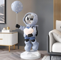 Nordique grande résine créative chambre décoration de la maison enfants cadeau astronaute Figure Statue et lampe Statue