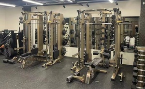 Máquina Multifuncional Comercial para Entrenamiento, Equipo de <span class=keywords><strong>Gimnasio</strong></span> Smith con 3 Pilas de Pesas - Product Image 6