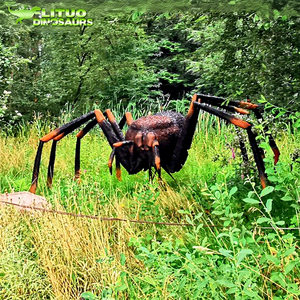 Modèle d'insecte animatronique de grande taille, simulation d'araignée robotique - Product Image 1