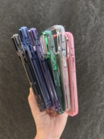 Funda Magnética para Teléfono con Parachoques Rígido IMD de Color Aéreo, Resistente a Arañazos y con Electrochapado para iPhone 17 E 16 15 14 13 12 11 Pro Max