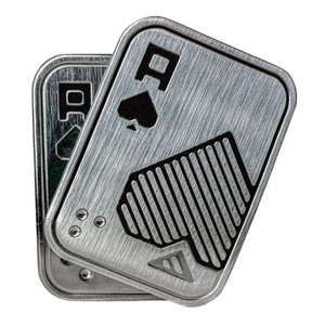 Juguete Antiestrés de Metal en Oferta: Póker Magnético, Tarjeta Deslizante, Clicker EDC, Juguete Fidget Metálico para Oficina - Product Image 1