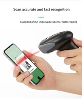 Lector de código de barras de fábrica KEFAR, escáneres manuales portátiles 1d 2d, escáner de código de barras USB portátil con cable para inventario