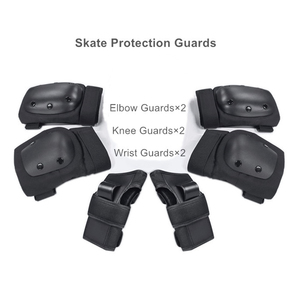 Conmoto — casque et coudières pour Scooter électrique, noir, genouillères de <span class=keywords><strong>Protection</strong></span>, pour le Skateboard à roulettes - Product Image 4