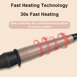 <span class=keywords><strong>Rizador</strong></span> de Pelo <span class=keywords><strong>Profesional</strong></span> de Cerámica PTC con Pantalla LED de Temperatura, para Uso en Casa y Hoteles, Disponible para Fabricación OEM - Product Image 2