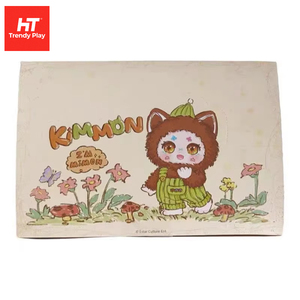 Vente chaude 100% authentique Kimmon <span class=keywords><strong>je</strong></span> suis Mimon série 6 pièces/boîte mignon Kawaii vinyle peluche porte-clés PVC jouets décoratifs et poupées - Product Image 1