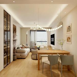 Design d'Interni in Stile Japandi e Scandinavo <span class=keywords><strong>per</strong></span> Appartamenti e Ville |   Progetti Residenziali in Stile Legno Naturale e Crema - Product Image 3