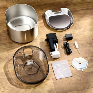 Personnalisation en usine Distributeur d'eau automatique pour chats en acier inoxydable Distributeur d'eau pour fontaine pour chat intelligent sans fil 4L - Product Image 6
