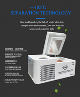 Mesin Pemisah LCD Mini 800W TBK578 Degree, Mesin Pemisah Layar Sentuh Freezer untuk Perbaikan Layar Lengkung iPhone Samsung