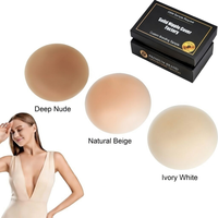 Bâtons de mamelons réutilisables en silicone ultra-mince pour femmes Couvre-mamelons lavables et respirants Couvre-mamelons adhésifs Couvre-mamelons pour seins