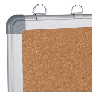 Tableau d'affichage en liège à cadre en alliage d'aluminium avec cadre en bois Tableau d'affichage mobile pour la maison ou l'école-Fournitures de bureau - Product Image 2