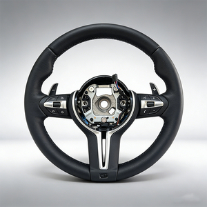 Volante in Pelle Traforata con Cuciture Nere per Volkswagen <span class=keywords><strong>Golf</strong></span> 8, Volante Auto a Prezzo Conveniente - Product Image 3
