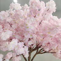 Arbre décoratif de table pour mariage, fleurs de sakura en soie artificielle, plantes d'intérieur populaires, arbre de cerisier artificiel