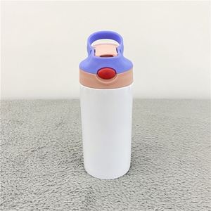 12Oz Handle Spout Child <b>Bottle</b> 304 Stainless Steel Kids Water Mugs Blank Sublimation <b>Flip</b> <b>Top</b> Tumbler - Product Image 3