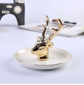 <strong>Ceramic</strong> Jewellery Tray Home Furnishings Jewellery <strong>Box</strong> Jewellery Rack Ring Rack Storage Rack Crafts - Product Image 4