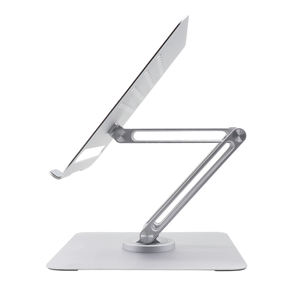 <span class=keywords><strong>Support</strong></span> de tablette MK871 360° réglable et durable, <span class=keywords><strong>support</strong></span> d'<span class=keywords><strong>ordinateur</strong></span> pliable en métal, base rotative - Product Image 5