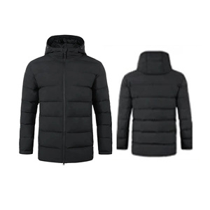 Vente en gros de vestes gonflées résistantes à l'eau de qualité supérieure vêtements d'extérieur pour hommes veste grande taille à capuche détachable pour hommes - Product Image 6