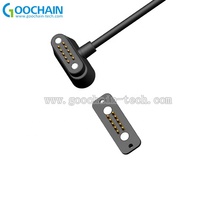 Cable de Carga Magnético USB Tipo C de 10 Pines, Conector Macho-Hembra Pogo Pin, Solución de Alimentación, Contacto Magnético de 10 Pines, Placa de Circuito Impreso para Soldar