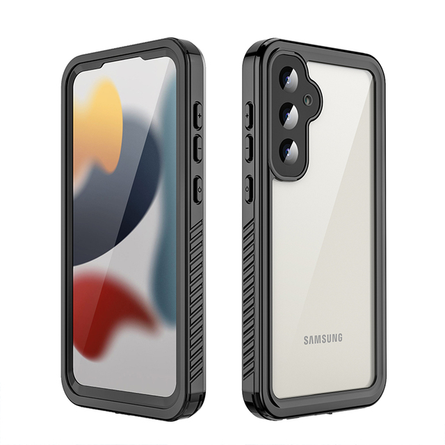 Factory Hot Sale Latest Model IP68 Waterproof and Shockproof Ultra-thin Transparent Full Coverage Phone case for SamsungS23FE