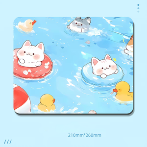 Cartoon Dog Pattern Mouse Pad with Thickened Lines Sublimation Heat Transfer <b>Desk</b> Mat in Stock - Product Image 6