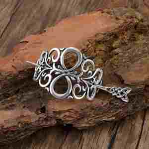 Épingles à cheveux celtiques pour femmes, pinces à cheveux vikings nordiques, bâtons à cheveux à nœud celtique, barrettes à cheveux en métal, épingles à cheveux - Product Image 1