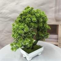 Arbre Bonsaï Artificiel Petit 24cm Plastique Bonsaï Artificiel Pin Décoration Maison
