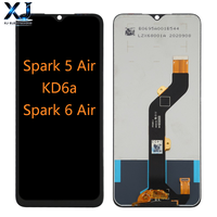 Écran LCD TFT 7,0 pouces neuf pour TECNO Spark5/Spark6 Air, assemblage KD6/KE6, remplacement avec garantie de 18 mois, testé à 100 %