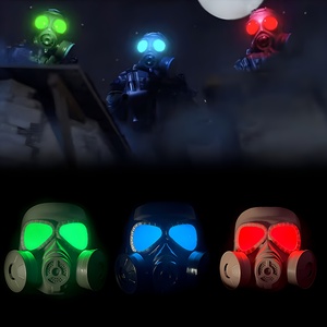 Armi biologiche a <span class=keywords><strong>Gas</strong></span> LED <span class=keywords><strong>maschera</strong></span> di luce Halloween EL luce fredda <span class=keywords><strong>maschera</strong></span> Horror per bambini personaggi decorare Glitter <span class=keywords><strong>maschera</strong></span> oggetti di scena - Product Image 2