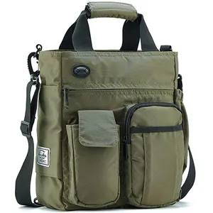 Nylon Crossbody Messenger Túi cho nam giới không thấm nước Vai kinh doanh làm việc túi đa chức năng Túi máy tính xách tay trường Túi du lịch