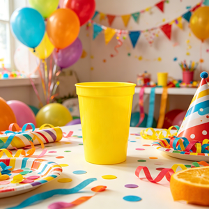 Carnival <b>Plastic</b> Cups Straight <b>Straw</b> and Curvy <b>Straw</b> for Camping Trip Various Sizes for Choice Wholesale Price PRS - Product Image 2