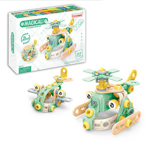 Jouet éducatif pour enfants, moto à assembler soi-même, blocs de construction en caoutchouc souple en silicone - Product Image 3