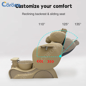 Salon Furniture Luxury Electric Pipeless Jet <strong>Pedicure</strong> <strong>Chair</strong> with Massage Function - Product Image 5