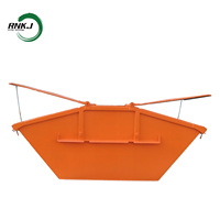 RNKJ Fourniture d'usine Bennes à ordures métalliques en acier personnalisables Conteneurs de collecte de déchets Poubelles à sauter Bennes à ordures