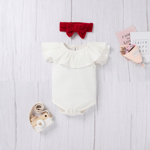 Nouveaux vêtements pour bébé, ensembles de vêtements pour nouveau-nés, ensembles de 3 pièces pour filles, tutu avec bandeau pour tout-petits - Product Image 3