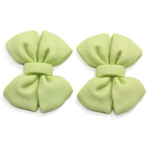 100pcs đáng yêu hỗn hợp Matte nhựa Bow cabochons 3D flatback Bowknot điện thoại di động trang trí nội thất tóc pin Nhẫn Kawaii cung điện thoại trường hợp DIY - Product Image 3