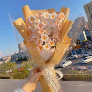 ดอกอะคริลิคประดิษฐ์ตกแต่งบ้าน ดอกลิลลี่ออฟเดอะแวลลีย์ ขายส่งดอกไม้โครเชต์สำหรับวันวาเลนไทน์และคริสต์มาส - Product Image 5