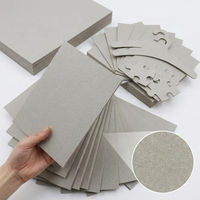   Carton gris rigide de haute qualité 2mm-5mm, feuilles de carton gris recyclé pour boîtes de luxe et couvertures de livres, anti-ondulation