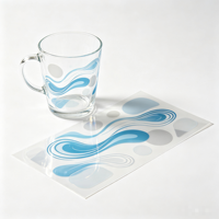 Film de transfert thermique par sublimation imprimable pour gobelets, adapté aux presses thermiques