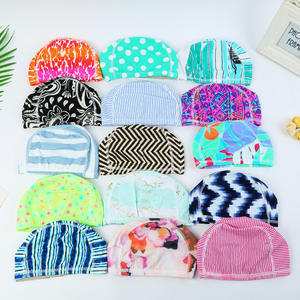 Bonnet de bain unisexe en nylon imprimé pour adultes, idéal pour la natation et les sports nautiques - Product Image 2