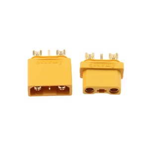 Connecteur ICX301 XT30U avec broche de signal (2+1) - Type à souder, paire mâle et femelle pour la communication des chargeurs LiPo intelligents et l'alimentation des drones - Product Image 2