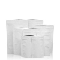 Sachets de thé à marque privée en stock, impression OEM, sachets debout pour emballage de thé, plusieurs tailles, papier kraft brun, sac refermable en aluminium imprimé