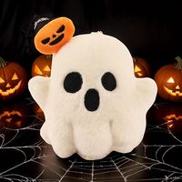 Porte-clés en peluche fantôme citrouille d'Halloween, pendentif de sac fantôme citrouille d'Halloween amusant, décoration, cadeau